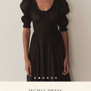 Doen Ischia Dress in Deep Black